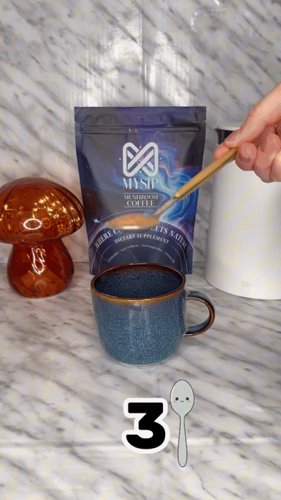 MySip funkcionālā sēņu kafija